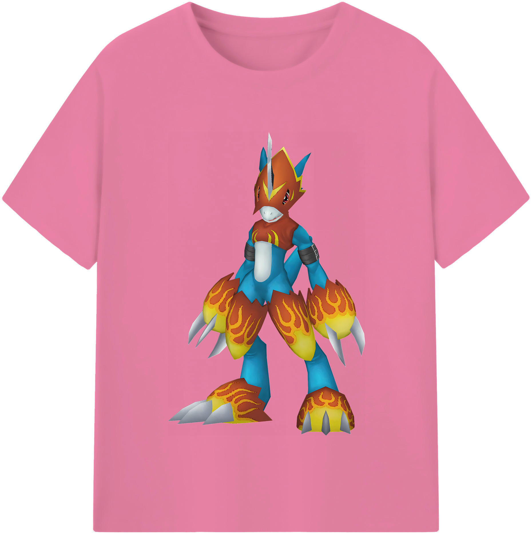（画像用） Digimon デジタルモンスター/デジモン 綿100％半袖Tシャツ（フロントプリント）